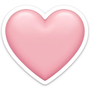 a heart like this ❤️‍🩹 but baby pink sticker