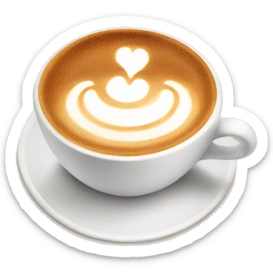 Cappuccino Glass  sticker