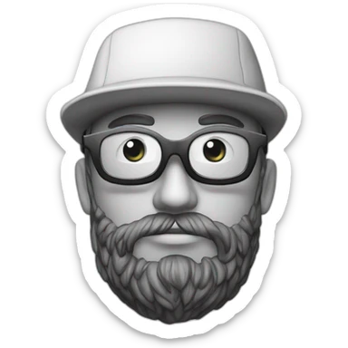 personne casquet anti bruit lunette casquette sticker