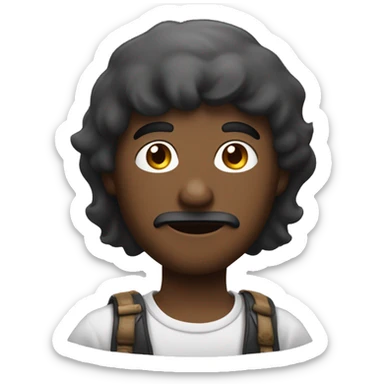 Stevan is playing games sticker