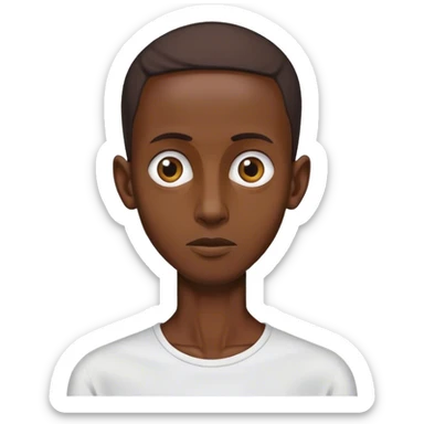 extremely skinny somali man sticker