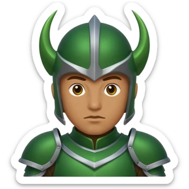 night guard with green armour sticker