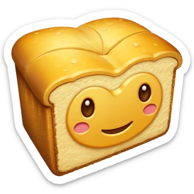 bizcocho mantecado sin carita sticker