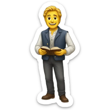 classic literatur sticker