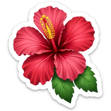 Hibiscus  sticker