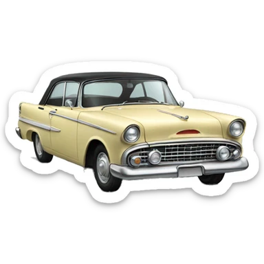 classic car sticker