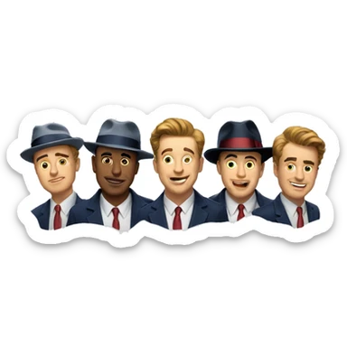 Guys and dolls sticker