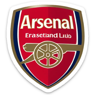Arsenal football club badge sticker