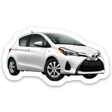 Toyota yaris sticker