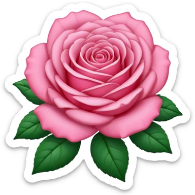 Rosa rosada sticker