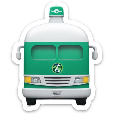 Planet Express wide-fender Papercraft long step-van  sticker