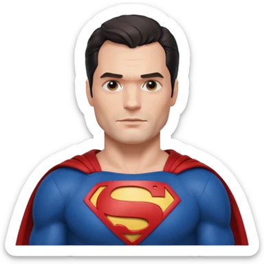 hencry cavill superman sticker