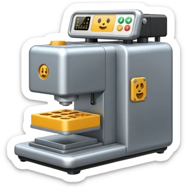 maquina injetora de peças plasticas sticker