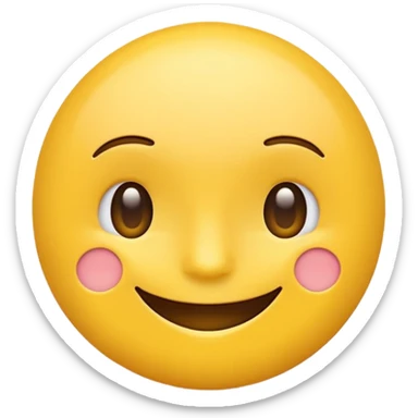 Make it a sideways facing emoji also 2d sticker