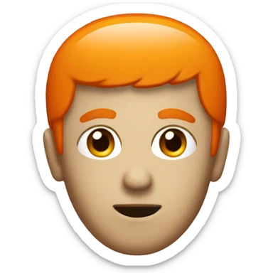 localisation pin with a orange head sticker