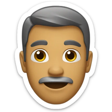 émoji corps fin sticker