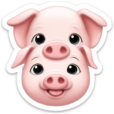 3 baby pigs sticker