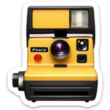 polaroid camera sticker