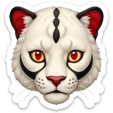 white panther emoji. As one would see on discord, that looks like Samuel Ayers from "The Smoke Room". make sure his eyes are red NO RED EARS sticker