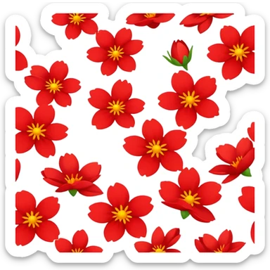 Cravo vermelho (25 de abril) sticker