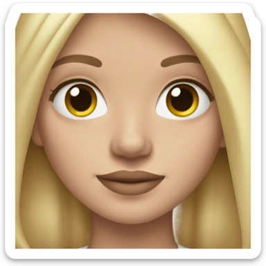 blonde girl with airpods pro 2 sticker