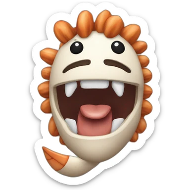 Une crevette qui fait du rugby sticker