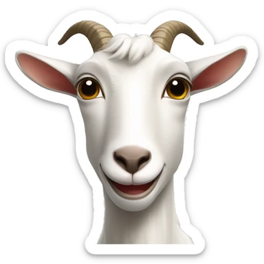 Nanny goat sticker