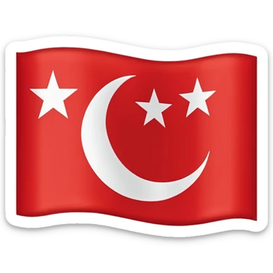Doğu Türkistan flag sticker