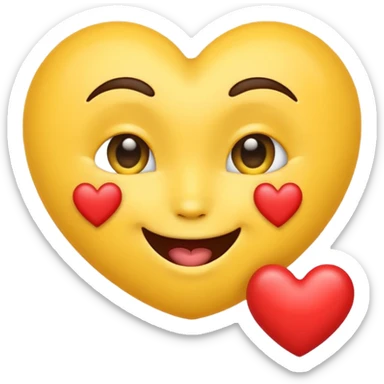 emoji blowing a kiss sticker