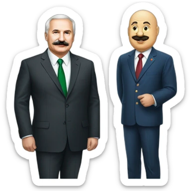 Lukashenko and patates sticker