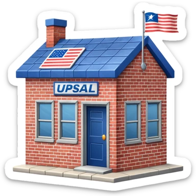 USPS post office sticker