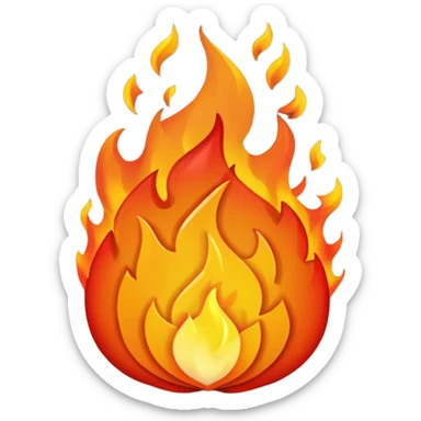 The same without the fire under it and less fire over it sticker