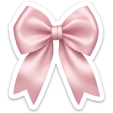 Light pink bows sticker
