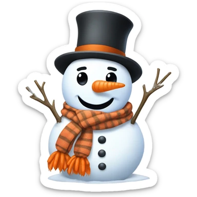 Snowman  sticker