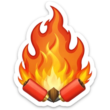 fire starter sticker