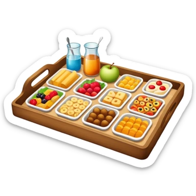 Food Serving Tray sticker