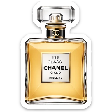 Parfum chanel sticker