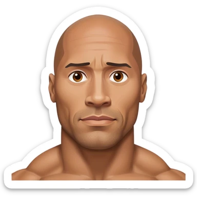 Dwayne Johnson sticker
