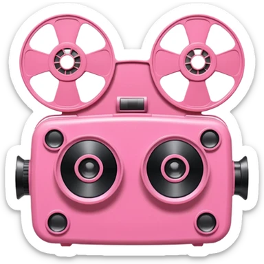 pinke viewmaster sticker