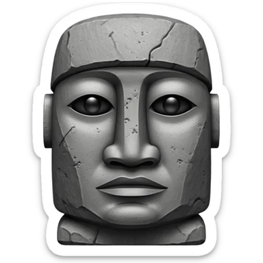 Sigma moai sticker