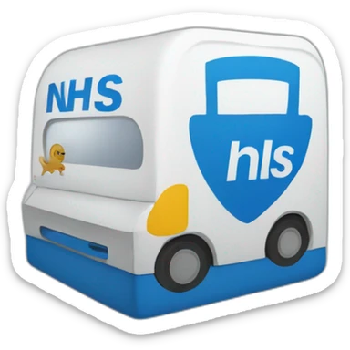 NHS ON TOP sticker