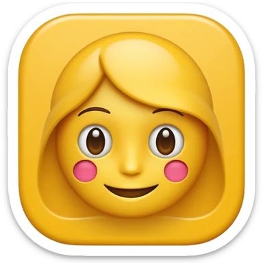 I want an emoji-style label with the text “AI Job” on it. sticker