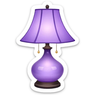 Lavender aesthetic decoration lamp sticker