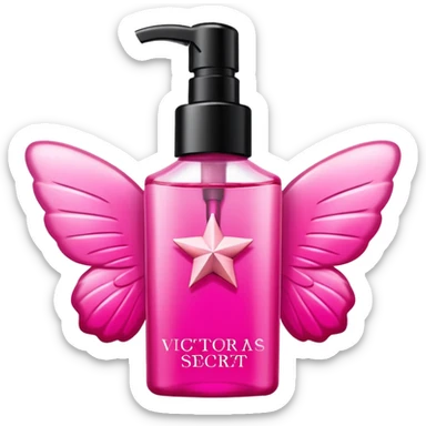 victoria secret body spray mist sticker