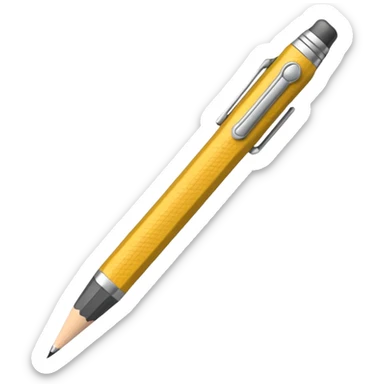 Pencil sketch sticker