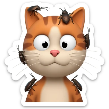 Ek oggy and the cockroaches ka mini emoji banao copy past wala sticker