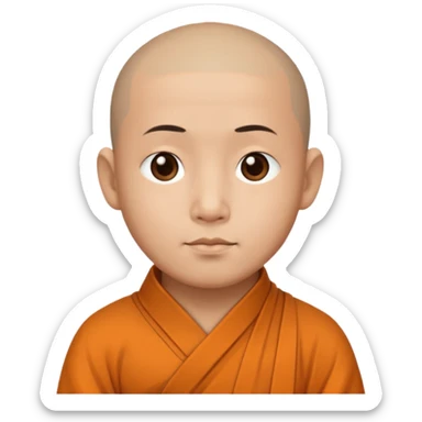 a monk sticker