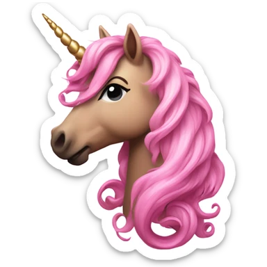 Unicorn pink sticker