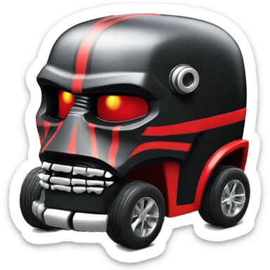 Darth Maul Hot wheels Bone Shaker  sticker