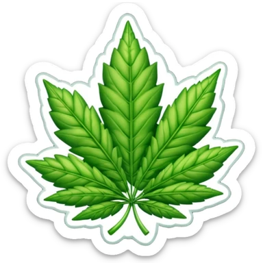 Weed nug sticker